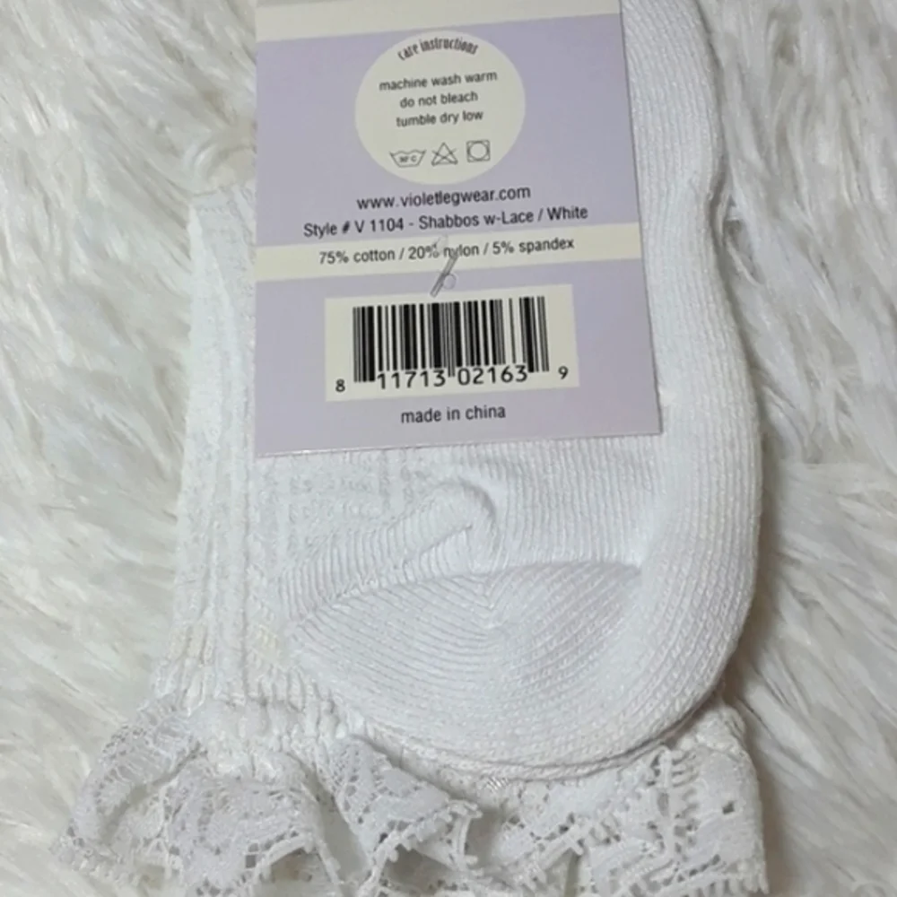🛍Vintage Violet Girl's Lace Trim Bobby Socks